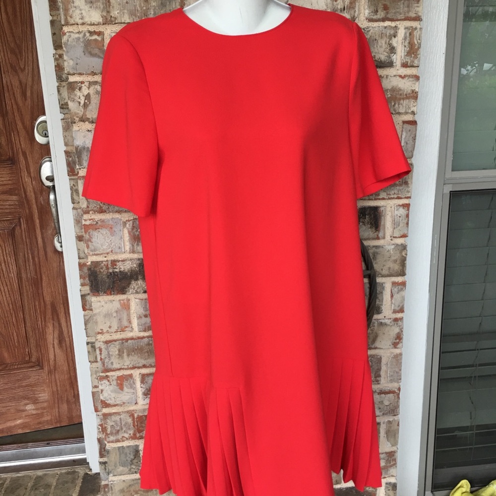 Zara short dress Red 9 Georgette